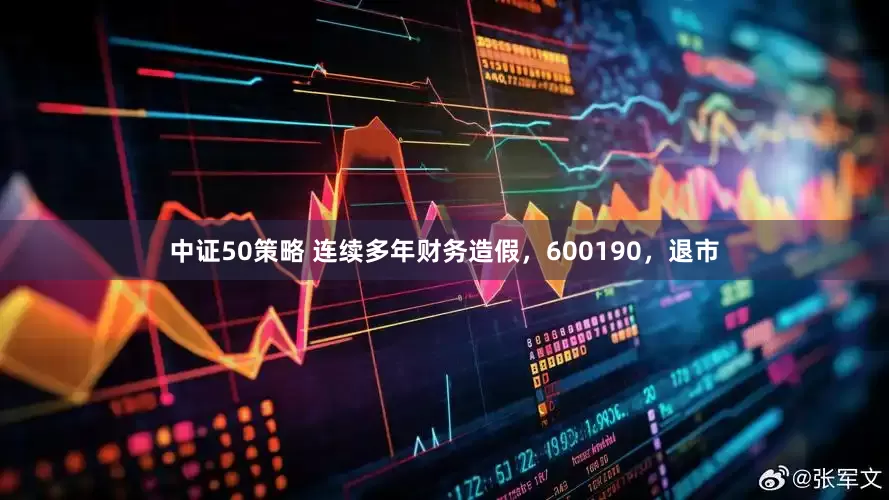 中证50策略 连续多年财务造假，600190，退市