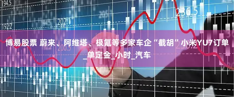 博易股票 蔚来、阿维塔、极氪等多家车企“截胡”小米YU7订单_单定金_小时_汽车