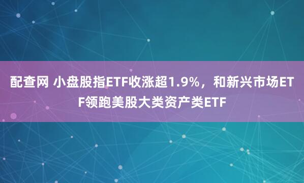 配查网 小盘股指ETF收涨超1.9%，和新兴市场ETF领跑美股大类资产类ETF